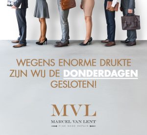 Wegens enorme drukte zijn wij de donderdagen gesloten